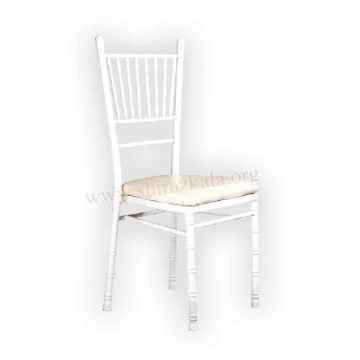 تصویر  صندلی شیواری سفید رنگی