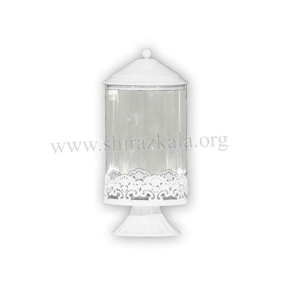 تصویر  ظرف کندی سفید متوسط