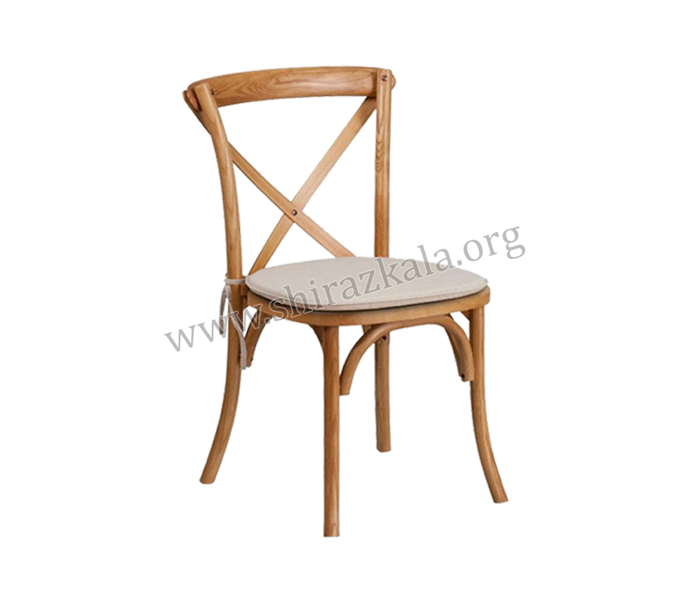 تصویر  صندلی روستیک تمام چوب