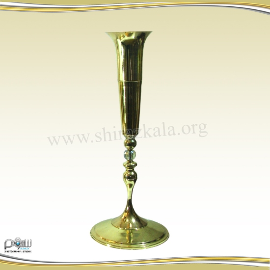 تصویر  کاپ ورودی بلند طلایی بدون گل