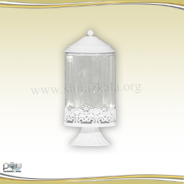 تصویر  ظرف کندی سفید متوسط