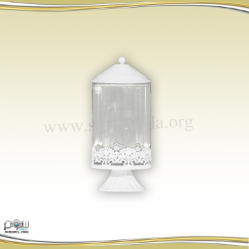 تصویر  ظرف کندی سفید کوچک
